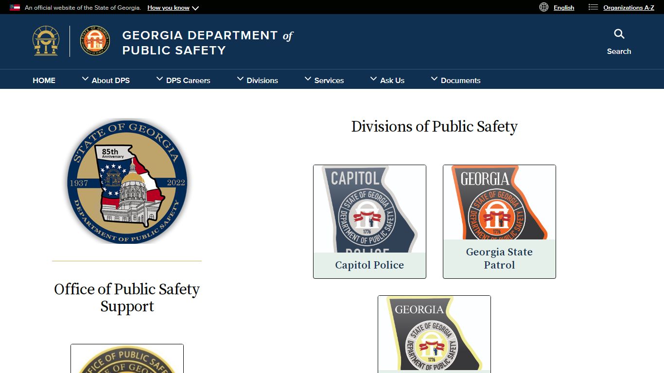 GEORGIA DEPARTMENT OF PUBLIC SAFETY